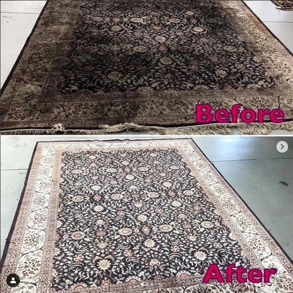 地毯清潔前後對比